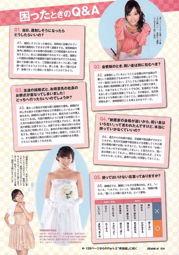 Maomi Yuki Haruna Aizawa Rina Aizawa Misa Etou Tokki Yuko Ogura Risa Yoshiki Risa Yoshiki Risa Hara Tomoyo Nakamura Azusa Togashi [Weekly Playboy] 2011 No.40 Photo