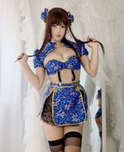 [Photo de cosplay] Mignonne Miss Sister-Bai Ye-- Kung Fu Cheongsam