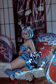 [Net Red COSER Photo] Vêtements populaires Coser Erzuo Nisa-Rem Summer Ghost