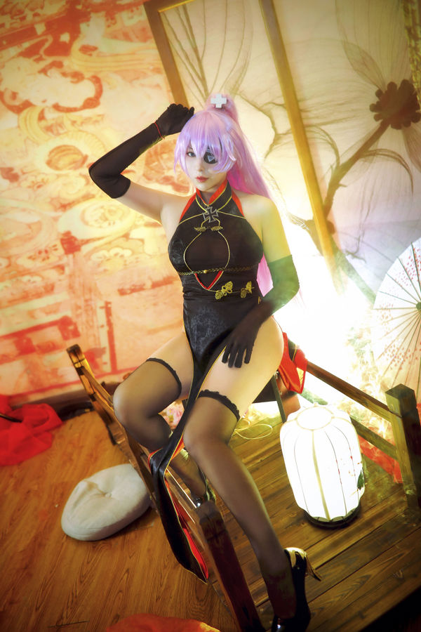 [ภาพถ่าย COSER คนดังทางอินเทอร์เน็ต] Xiao Rongzai Gu Gu Gu - Sharnhorst Cheongsam