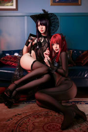 [Internet celebrity COSER photo] Anime blogger Xiaomei Ma & Yang Dazhen - Witch Gathering