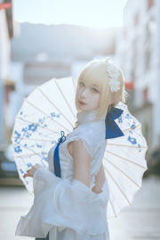 [인터넷 연예인 COSER 사진]애니 블로거 Feng Jiangjiang v - saber cheongsam