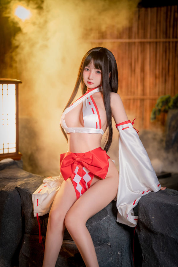 [福利COS] 桜井宁宁 - 纯洁巫女