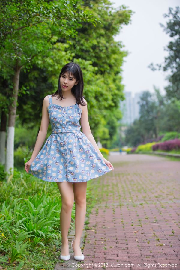 艾 Kuri Kuri Kuri Kuri Kuri Kuri《 อิจฉาชุดนักศึกษา + จังหวะภายนอกที่สดใหม่และมีมนุษยธรรม》 [Hideto XIUREN] No.1094