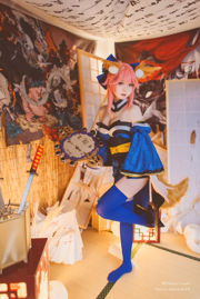 [สวัสดิการ COS] Weibo Girl Paper Cream Moon Shimo - Tamamo Mae