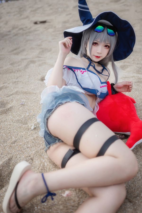 [Cosplay] Blogger di anime Salsa Sakuraro con - Costume da bagno Skadi