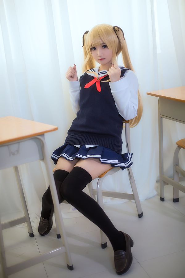Porque hermosa niña Gui Hu Yao "Uniforme escolar"