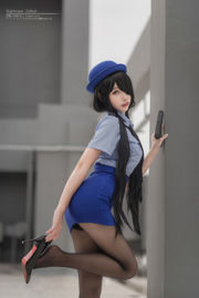 [COS Welfare] Weibo-Mädchen Momoko Kwai Kwai - Crazy Three Polizistin