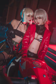 [Foto cosplay] Blogger anime Teppanyaki Ghost Dance w - Dermaga Zhongshan Black Zhen dan Black Duo