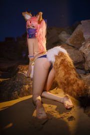 [COS Welfare] Cosplay Hina Jiao - Tamamo Mae Arabische Tänzerin