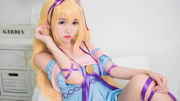 COSER Fei Er "Sexy Sling Nightdress" [Kecantikan COSPLAY]