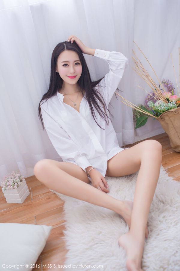 Wang Mannihao Q "Serie di pigiami sexy + camicia bianca" [爱 蜜 社 IMiss] Vol.137